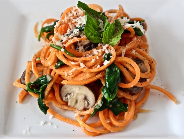 Sweet Potato Veg-Carbonara 