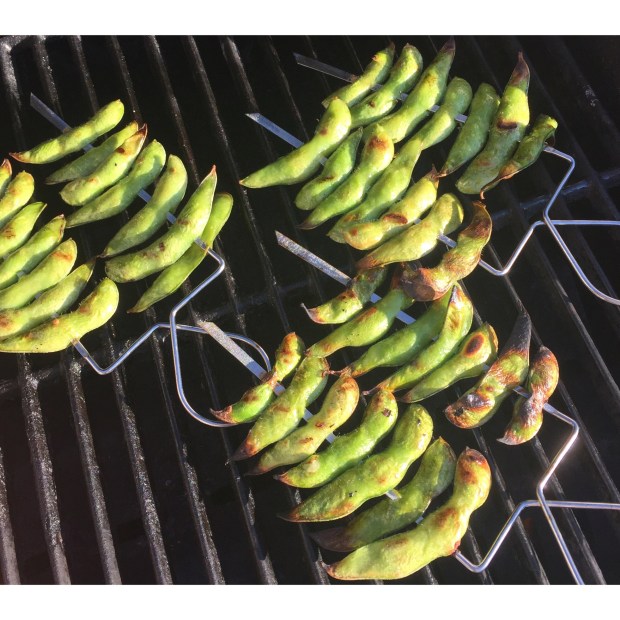 Grilled Sesame Edamame