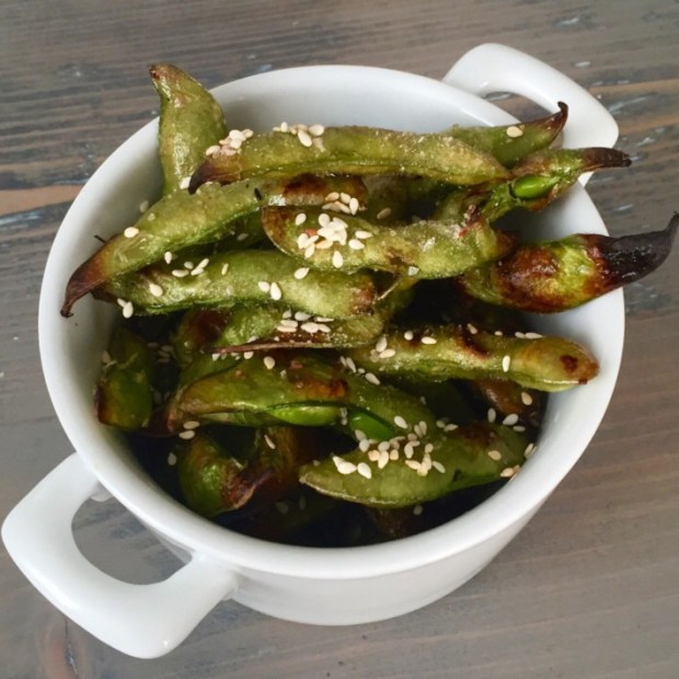 Grilled Sesame Edamame