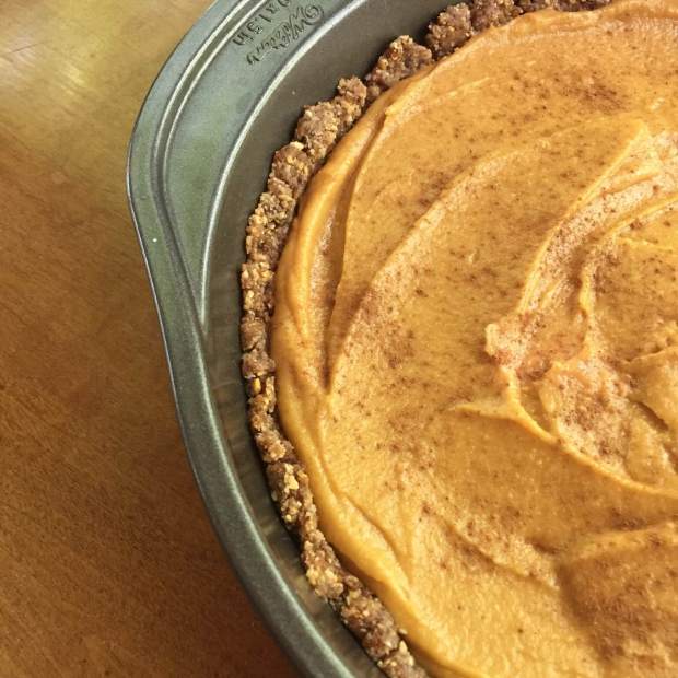 Raw Pumpkin Pie