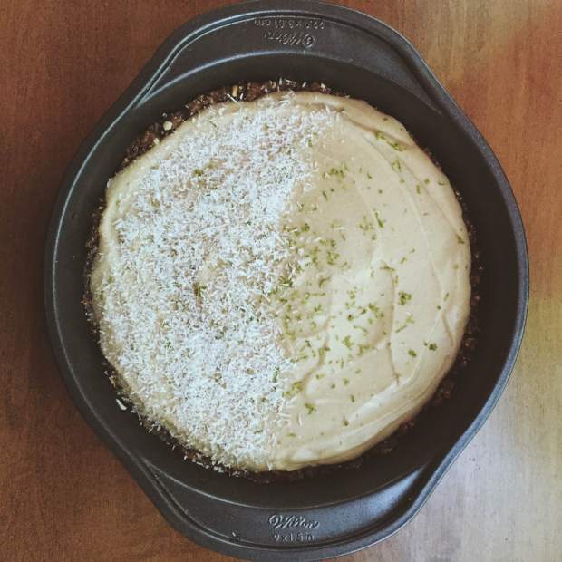 Raw Key Lime Pie